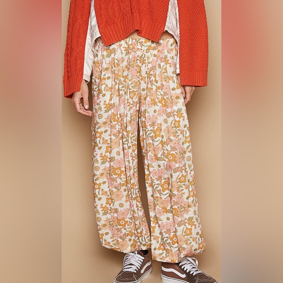 #137 Sale!! POL Floral Harem Pants - Picture 9 of 11